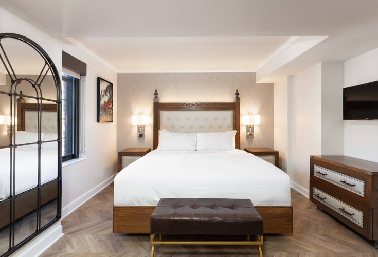 Suite Deluxe de 1 dormitorio con cama extragrande y balcón