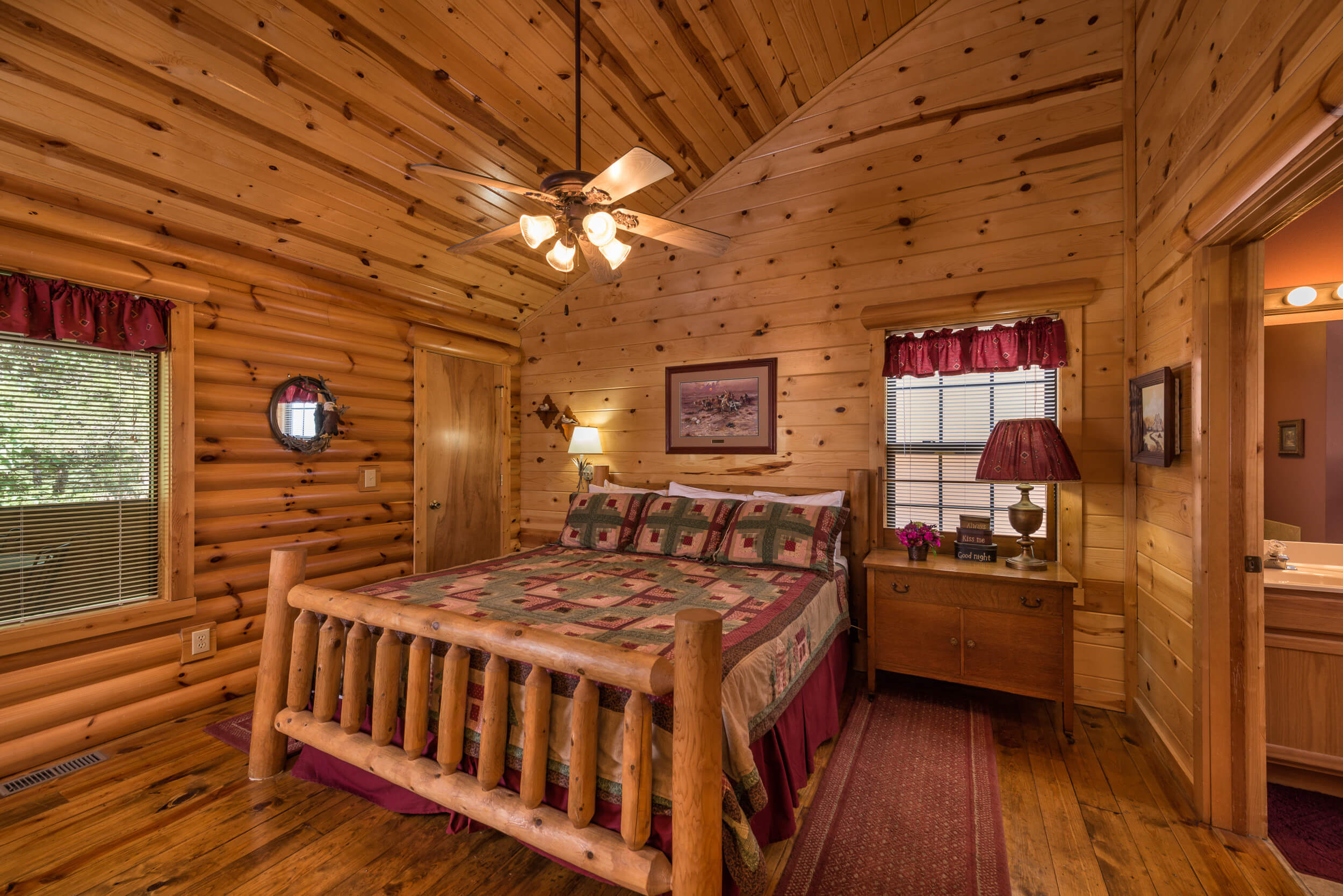 Cabin master bedroom ideas