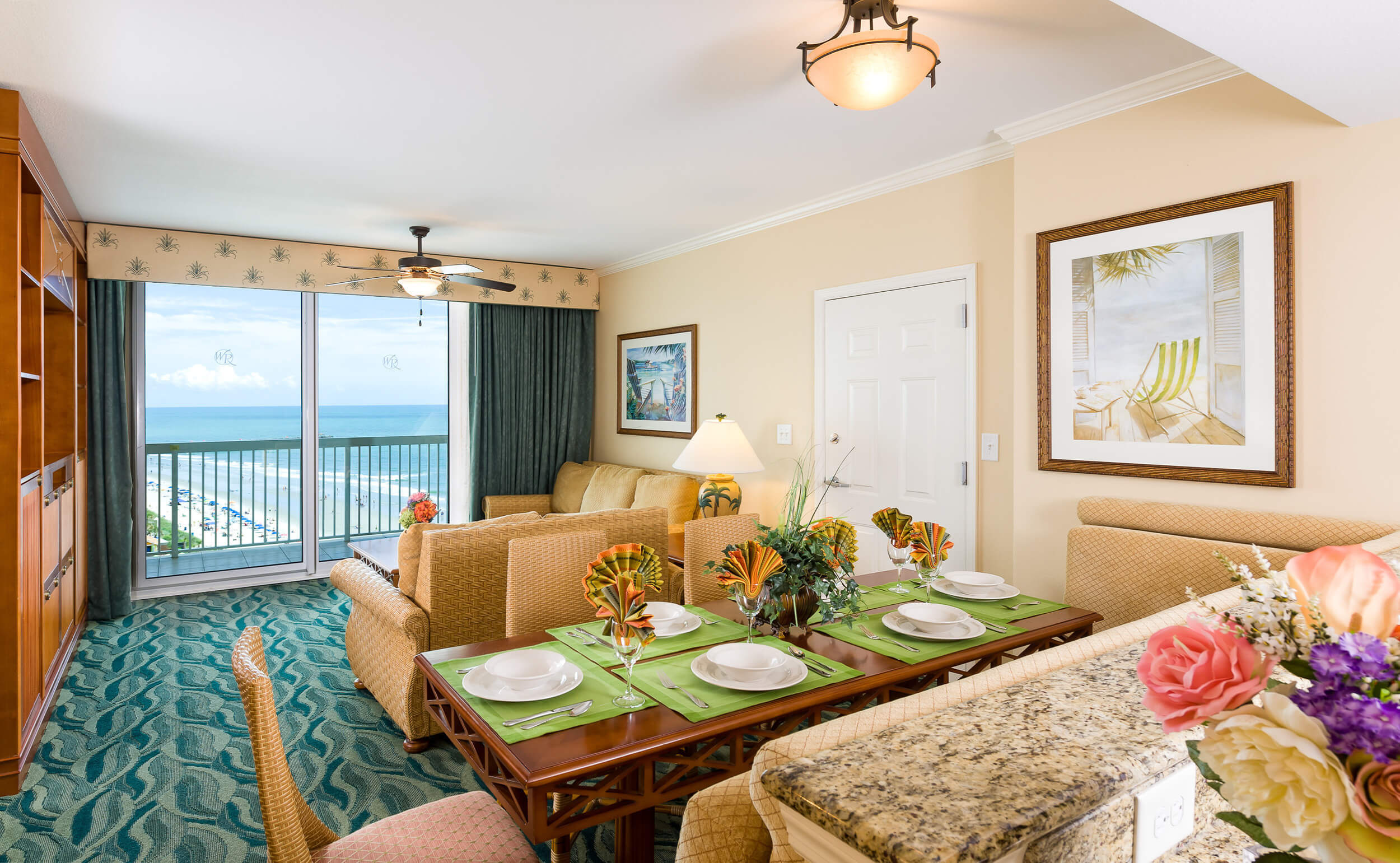 Bedroom Ocean View Villa Westgate Myrtle Beach Oceanfront Resort