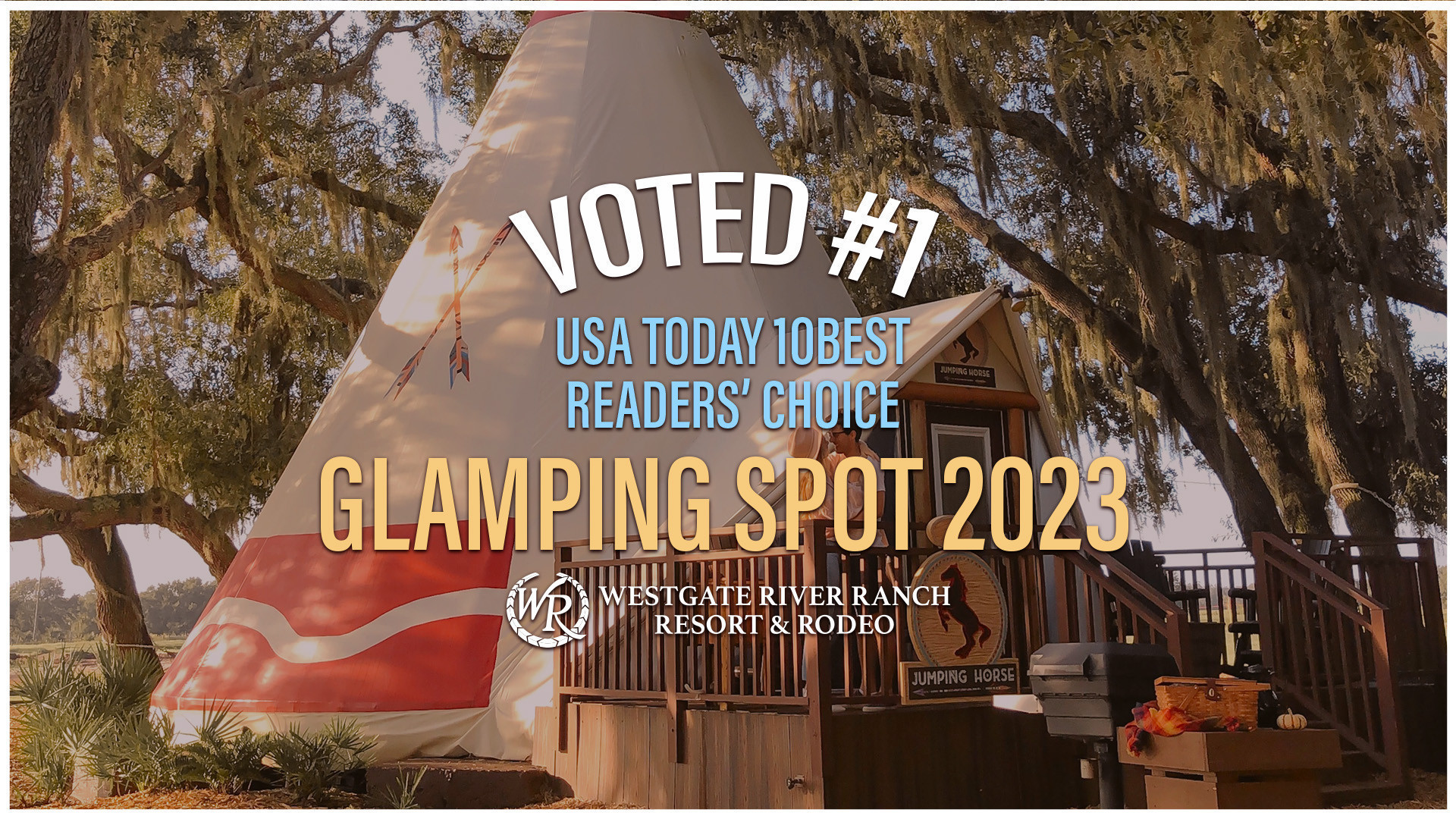 Westgate River Ranch Resort & Rodeo Earns #1 Glamping Spot in USA Today 10Best